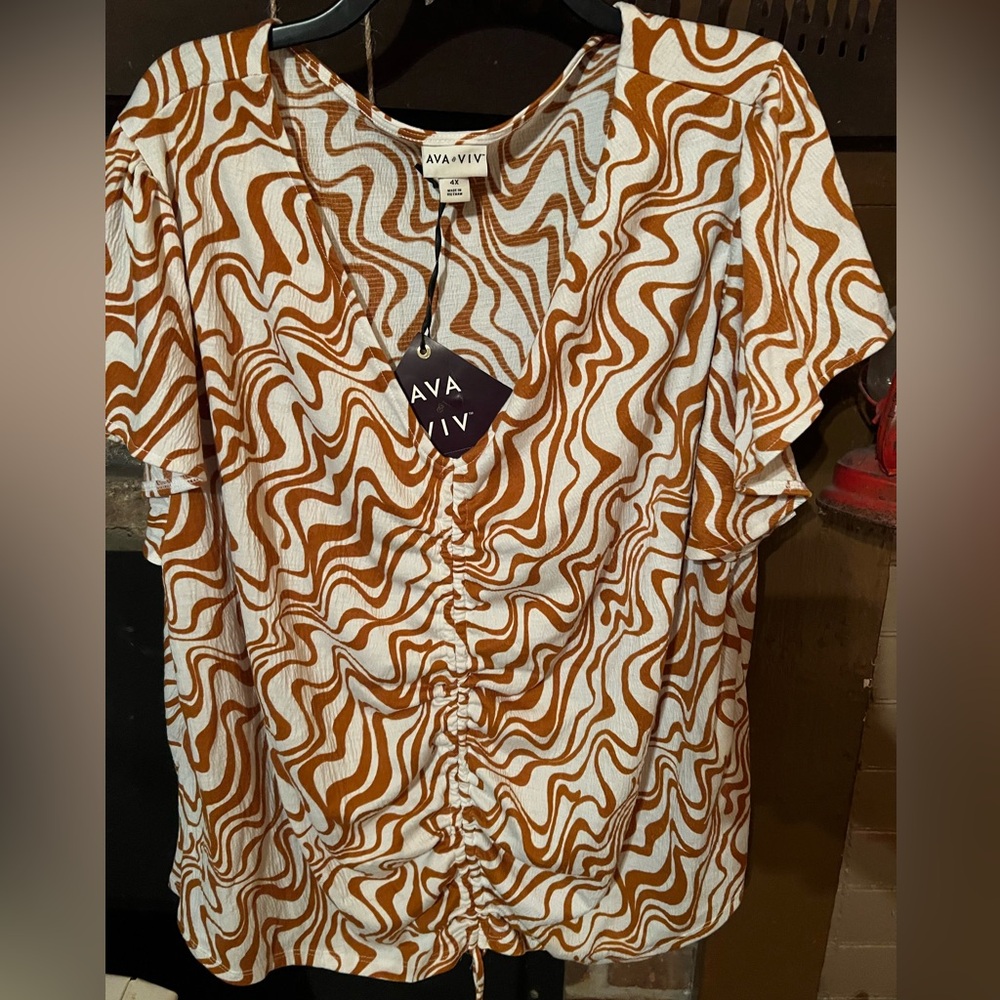 NWT Ava & Viv blouse